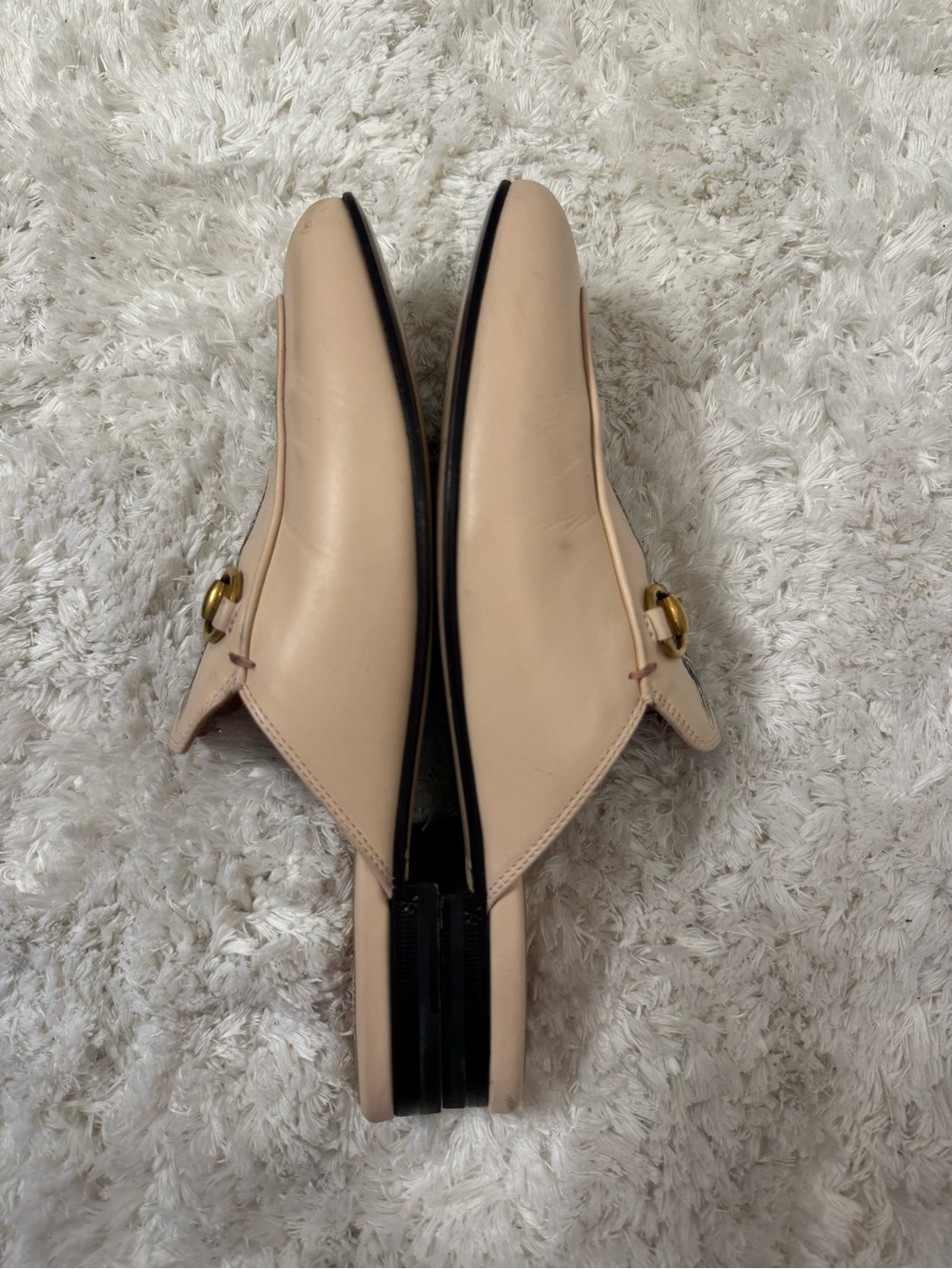 GUCCI Princetown leather mules & clogs SIZE 36.5 - Picture 3 of 6